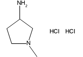 1-Methyl-3-pyrrolidinaMine 2HCl structure, CAS 1209287-84-2