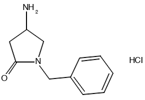 4-AMino-1-benzylpyrrolidin-2-one Hydrochloride structure, CAS 478832-05-2