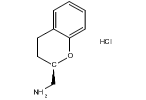 (2R)-3,4-DIHYDRO-2H-1-BENZOPYRANE-2-METHYL-AMINE HYDROCHLORIDE structure, CAS 437763-66-1