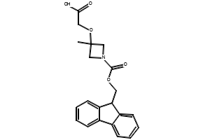 [3-(9H-Fluoren-9-ylmethoxycarbonylamino)-2-oxo-piperidin-1-yl]-acetic acid structure, CAS 1447607-51-3