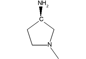 3-Pyrrolidinamine,1-methyl-,(3R)-(9CI) structure, CAS 457097-75-5