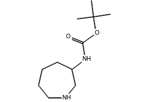 Carbamic acid, (hexahydro-1H-azepin-3-yl)-, 1,1-dimethylethyl ester (9CI) structure, CAS 454451-26-4