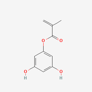 3,5-Dihydroxyphenyl methacrylate structure, CAS 110254-28-9