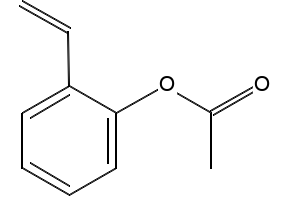 ACETIC ACID 2-VINYLPHENYL ESTER structure, CAS 63600-35-1