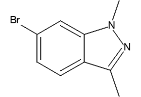 6-Bromo-1,3-dimethyl-1H-indazole structure, CAS 1095539-84-6