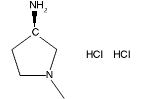 (3R)-1-Methyl-3-PyrrolidinaMine hydrochloride structure, CAS 403712-80-1