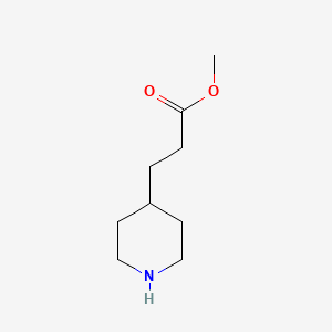 methyl 3-piperidin-4-ylpropanoate(SALTDATA: HCl) structure, CAS 71879-50-0