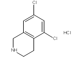 5,7-DI-CHLORO-1,2,3,4-TETRAHYDROISOQUINOLINE HCL structure, CAS 73075-47-5