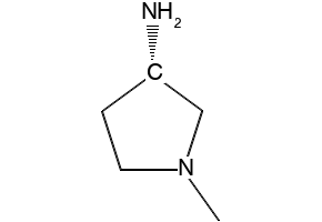 3-Pyrrolidinamine,1-methyl-,(3S)-(9CI) structure, CAS 214357-95-6