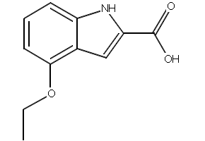 4-ETHOXY-1H-INDOLE-2-CARBOXYLIC ACID structure, CAS 29970-01-2