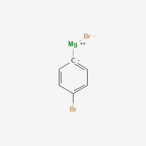 4-Bromophenylmagnesium bromide, 0.50 M in 2-MeTHF structure, CAS 18620-02-5