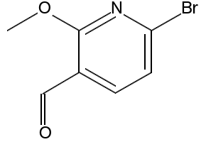6-BROMO-2-METHOXY-PYRIDINE-3-CARBALDEHYDE structure, CAS 58819-88-8