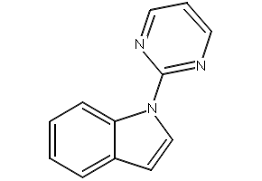 1-(pyrimidin-2-yl)-1H-indole structure, CAS 221044-05-9