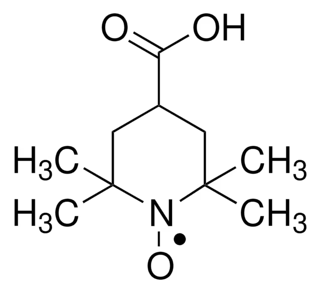 4-CARBOXY-2,2,6,6-TETRAMETHYLPIPERIDINE 1-OXYL structure, CAS 37149-18-1