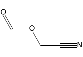 CYANOMETHYL FORMATE structure, CAS 150760-95-5