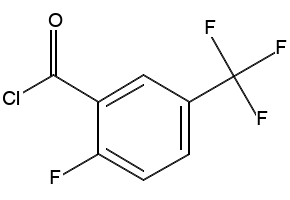 5-FLUORO-2-(TRIFLUOROMETHYL)BENZOYL CHLORID structure, CAS 216144-70-6