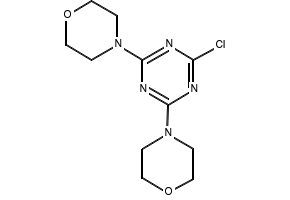 2-CHLORO-4,6-DIMORPHOLIN-4-YL-1,3,5-TRIAZINE structure, CAS 7597-22-0