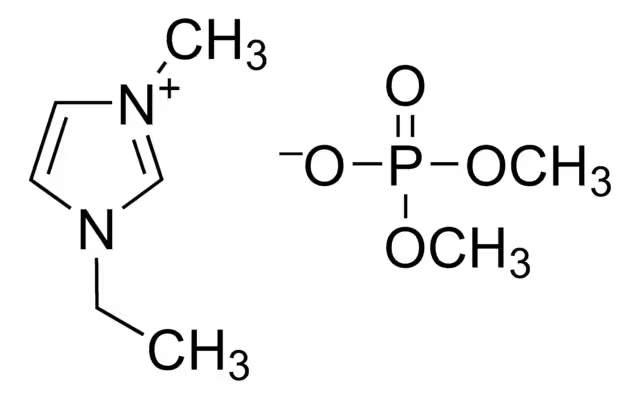 1-Ethyl-3-methylimidazolium dimethyl phosphate structure, CAS 945611-27-8