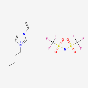 1-butyl-3-vinyliMidazoliuM bis((trifluoroMpropyl)sulfonyl)iMide structure, CAS 1007390-44-4
