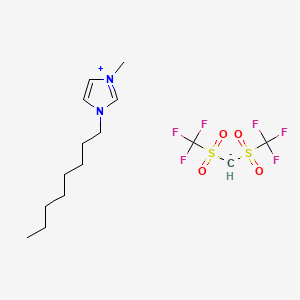 1-Methyl-3-octyl-1H-imidazolium salt with bis[(trifluoromethyl)sulfonyl]methane structure, CAS 916729-96-9