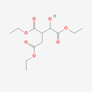 Pentaric acid, 2,3-dideoxy-3-(ethoxycarbonyl)-, 1,5-diethyl ester structure, CAS 16496-37-0