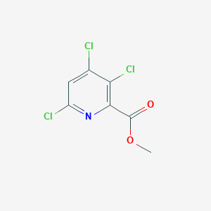Methyl 3,4,6-trichloropicolinate structure, CAS 350602-02-7