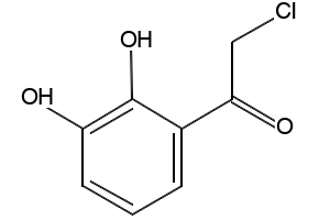 Ethanone, 2-chloro-1-(2,3-dihydroxyphenyl)- (9CI) structure, CAS 63704-55-2