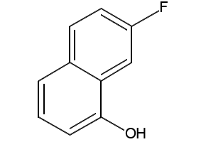 7-Fluoronaphthalen-1-ol structure, CAS 3132-92-1