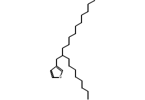 3-(2-Octyl-dodecyl)-thiophene structure, CAS 1268060-76-9