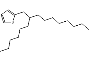 3-(2-Hexyl-decyl)-thiophene structure, CAS 1215857-68-3