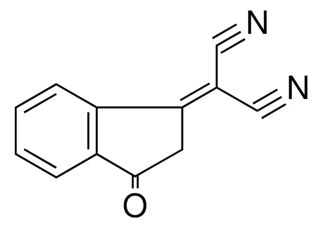 2-(6-Methyl-3-oxo-indan-1-ylidene)-malononitrile structure, CAS 2047352-75-8