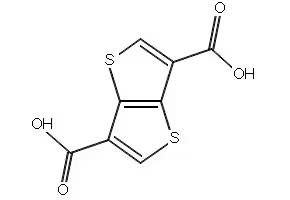Thieno[3,2-b]thiophene-3,6-dicarbonitrile structure, CAS 1634660-13-1