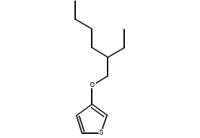 3-[(2-ethylhexyl)oxy]-Thiophene structure, CAS 125300-69-8