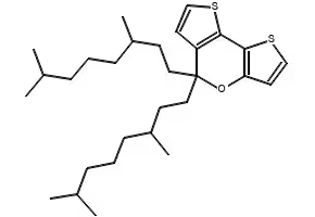 (5,5-bis(3,7-diMethyloctyl)-5H-dithieno[3,2-b:2',3'-d]pyran-2,7-diyl)bis(tributylstannane) structure, CAS 1295502-52-1