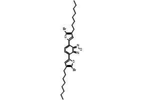 4,7-Bis(5-bromo-4-octylthiophen-2-yl)benzo[c][1,2,5]thiadiazole structure, CAS 457931-23-6