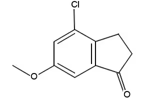 4-Chloro-6-methoxy-indan-1-one structure, CAS 1092347-56-2