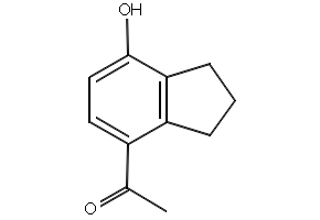 7-Chloro-4-hydroxy-2,3-dihydro-1H-inden-1-one structure, CAS 24425-39-6