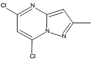 5,7-dichloro-6-methylpyrazolo[1,5-a]pyrimidine structure, CAS 61098-38-2