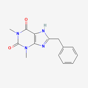 8-BENZYLTHEOPHYLLINE structure, CAS 2879-15-4