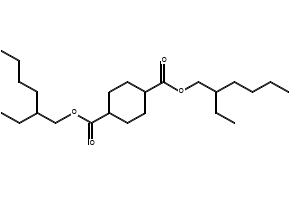 bis(2-ethylhexyl) cyclohexane-1,4-dicarboxylate structure, CAS 84731-70-4