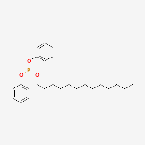 diphenyl tridecyl phosphite structure, CAS 60628-17-3