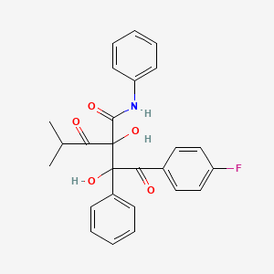 Dihydroxy Diketo Atorvastatin IMpurity structure, CAS 1046118-44-8