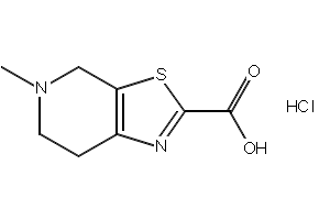 Thiazolo[5,4-c]pyridine-2-carboxylic acid, 4,5,6,7-tetrahydro-5-methyl-, methyl ester structure, CAS 365996-12-9
