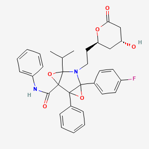 Atorvastatin Lactone Diepoxide structure, CAS 1046118-40-4