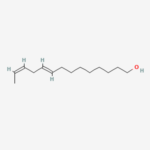 Z,E-9,12-TETRADECADIEN-1-OL structure, CAS 51937-00-9