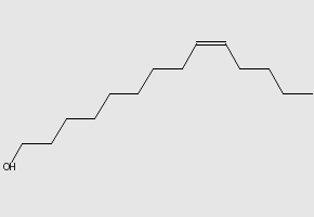 CIS-9-TETRADECEN-1-OL structure, CAS 35153-15-2