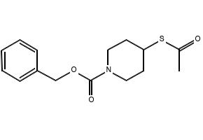 benzyl 4-((acetylthio)Methyl)piperidine-1-carboxylate structure, CAS 1355455-38-7