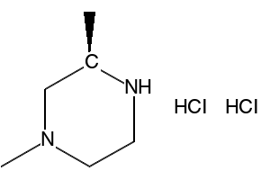 Piperazine, 1,3-diMethyl-, hydrochloride (1:2), (3R)- structure, CAS 1152110-26-3