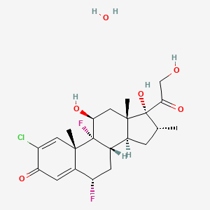 Halometasone monohydrate structure, CAS 1310709-74-0