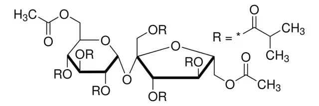 SUCROSE ACETATE ISOBUTYRATE structure, CAS 126-13-6